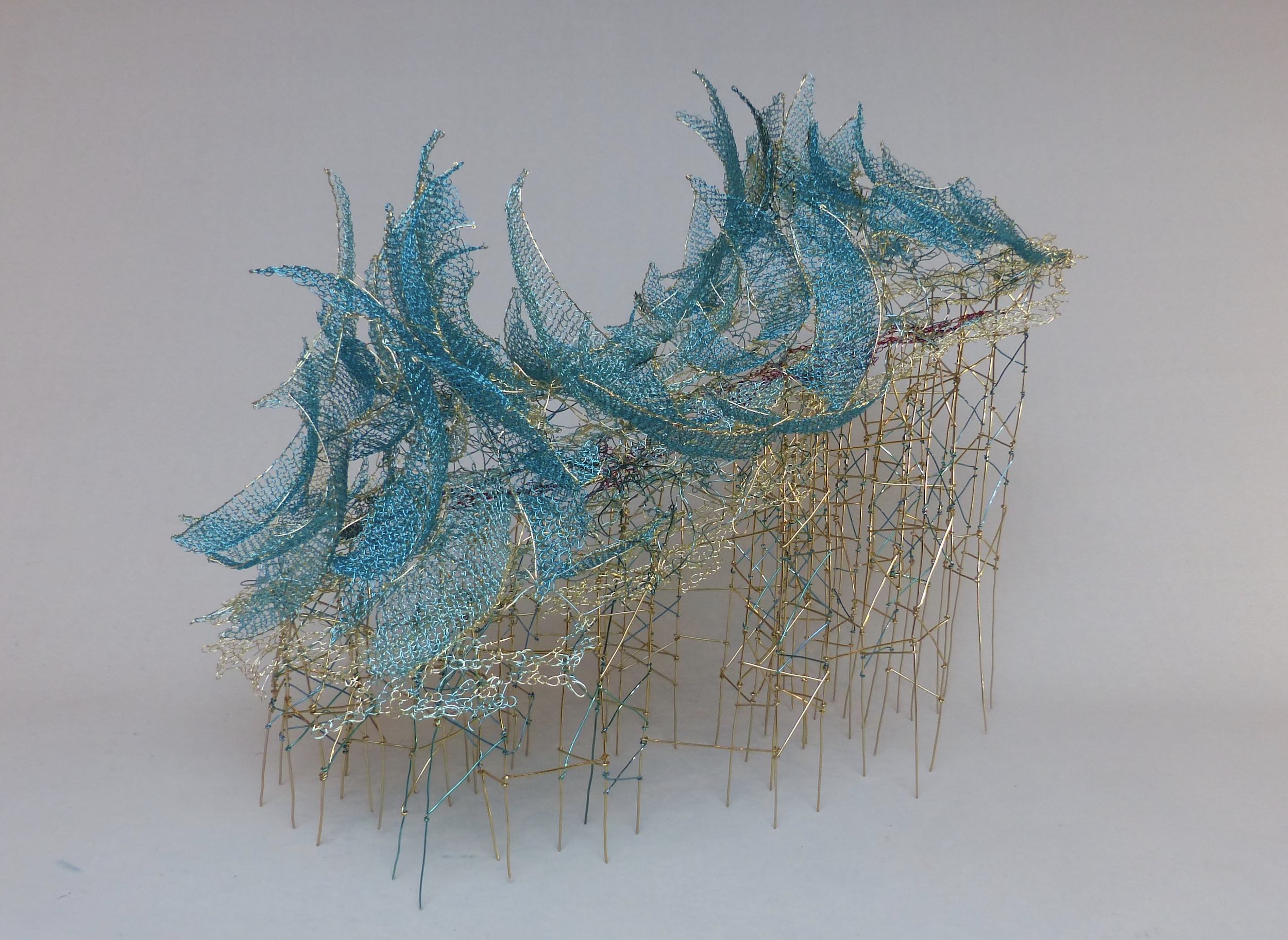 Wire River Rollercoaster Sculpture