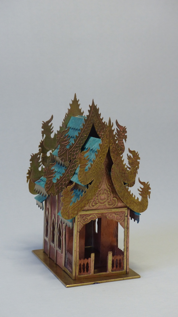 Brass and copper spirit house